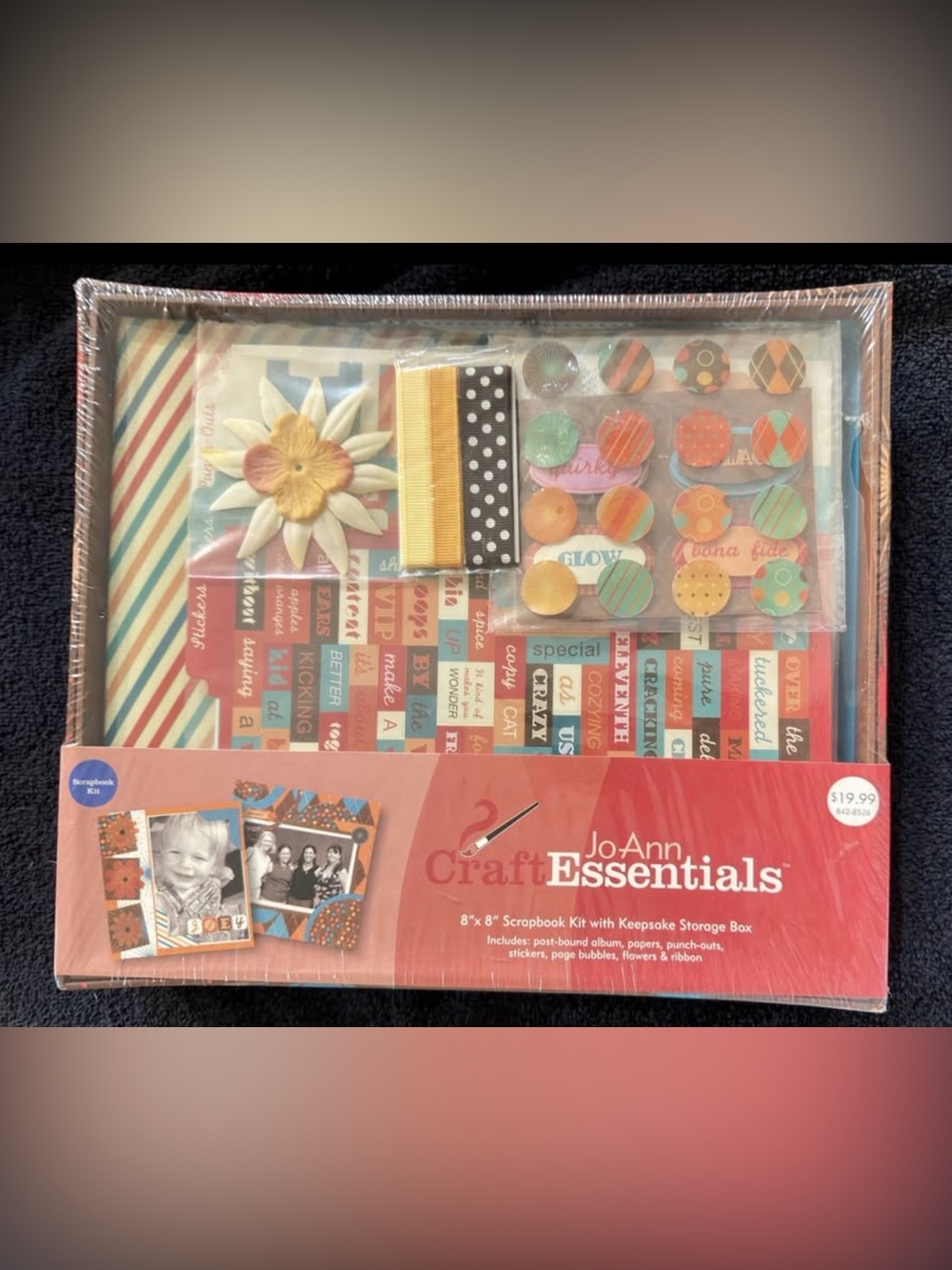 Essentials Scrapbook Kit in Multicolor